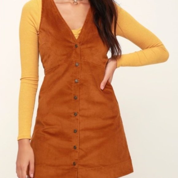 Free People Corduroy Dress - Picture 2 of 6